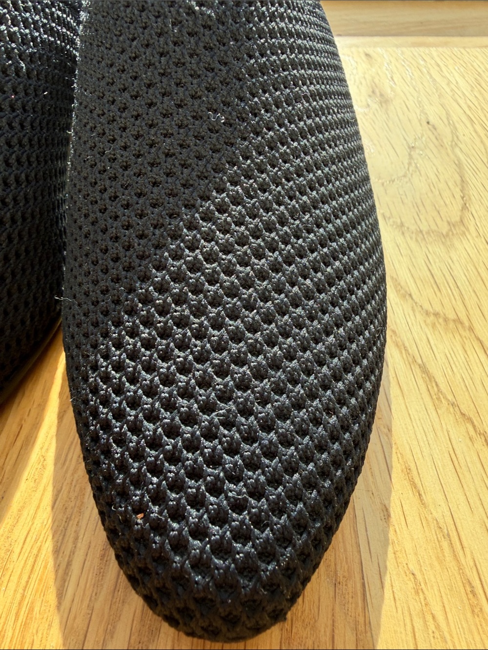 Eileen Fisher Black Woven Mesh Mule Heels Size 7.5 Minimalist Slip On Shoes NWOT - Picture 7 of 7